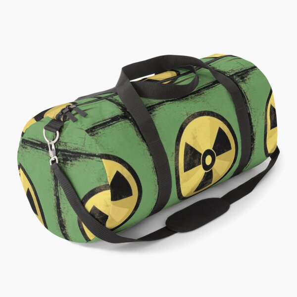 Item preview, Distressed Vintage Retro Atomic Yellow, Black and Green Radioactive designed and sold by Angry Swan Designs.