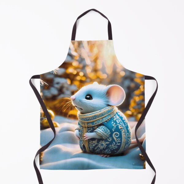 Item preview, mouse in winter blue coat designed and sold by janjacbu.