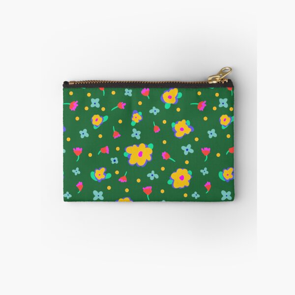 Item preview, Green Background Country Cotttage Style Yellow Flowers designed and sold by CheriesArt.