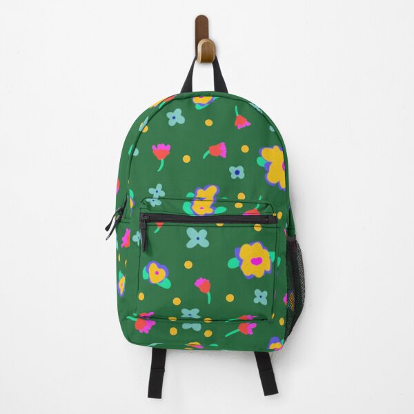 Item preview, Green Background Country Cotttage Style Yellow Flowers designed and sold by CheriesArt.