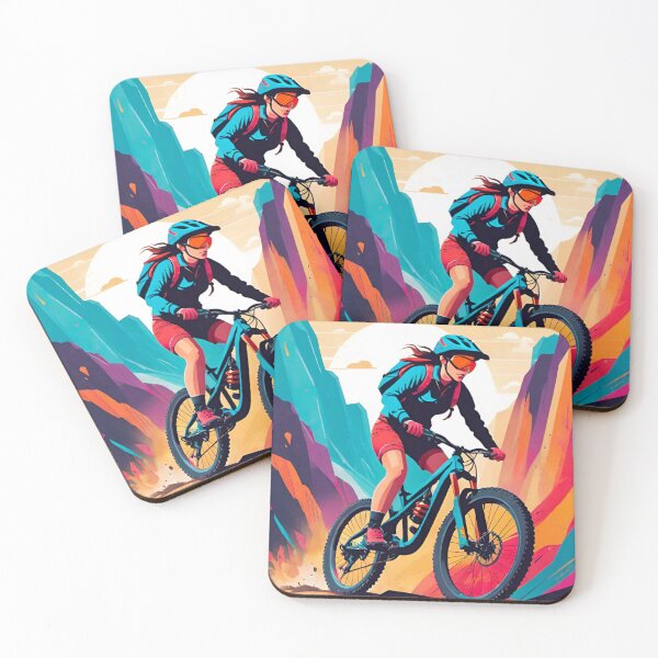 Item preview, Trail Queens: Conquering MTB Challenges with Grace designed and sold by GrizzlyCollective.