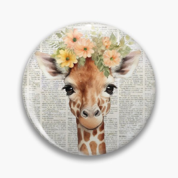 Item preview, Giraffe t-shirts, nature t-shirts, cute wild animal t-shirts, vintage style t-shirts. ,newspaper designed and sold by BeYourself1993.