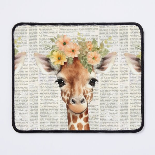 Item preview, Giraffe t-shirts, nature t-shirts, cute wild animal t-shirts, vintage style t-shirts. ,newspaper designed and sold by BeYourself1993.