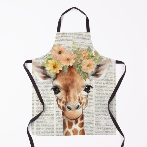 Item preview, Giraffe t-shirts, nature t-shirts, cute wild animal t-shirts, vintage style t-shirts. ,newspaper designed and sold by BeYourself1993.