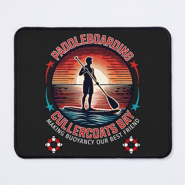 Item preview, Paddleboarding Cullercoats Bay Buoyancy designed and sold by MerchByCraig.