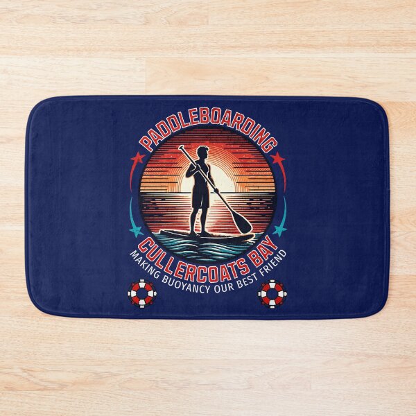 Item preview, Paddleboarding Cullercoats Bay Buoyancy designed and sold by MerchByCraig.