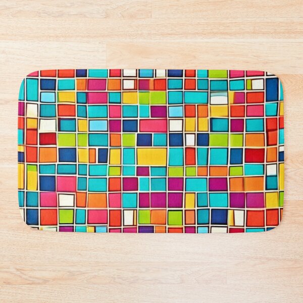 Item preview, Vibrant Comic Art in Colorful Squares designed and sold by Health And Fitness Posts e-Store.