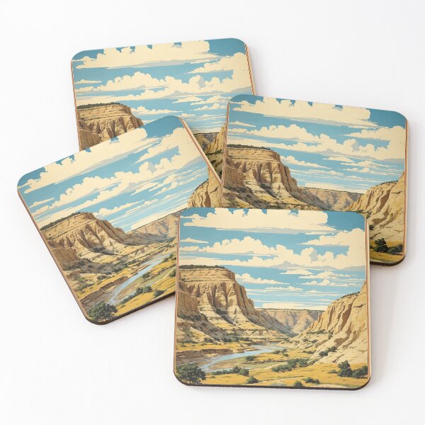 Item preview, Theodore Roosevelt National Park USA Vintage Travel Tourism  designed and sold by TravelersGems.