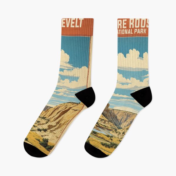 Item preview, Theodore Roosevelt National Park USA Vintage Travel Tourism  designed and sold by TravelersGems.