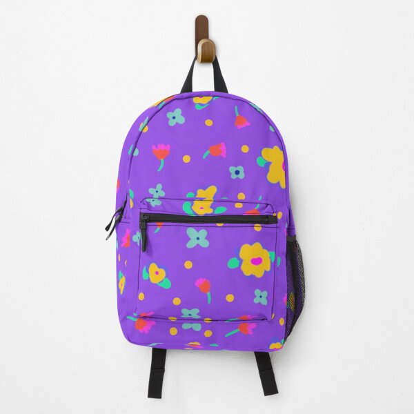 Item preview, Purple Background Country Cotttage Style Yellow Flowers designed and sold by CheriesArt.