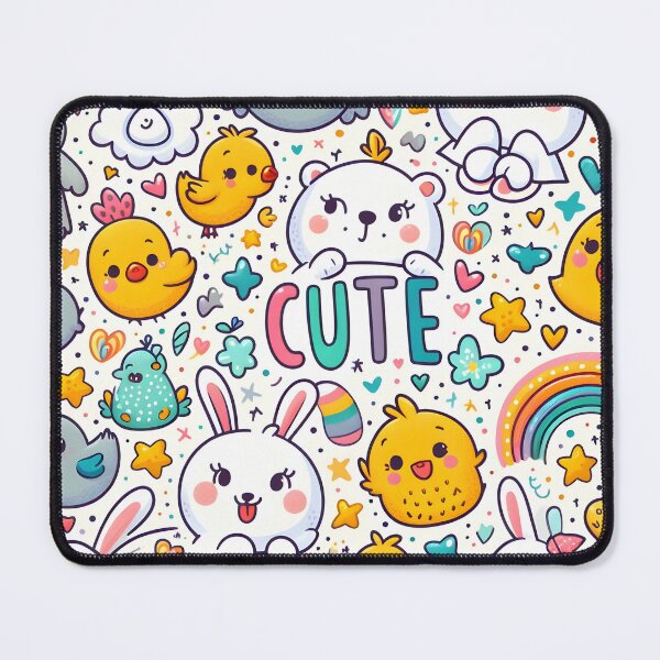 Item preview, Whimsical Animal Fun: Cute Children's Pattern designed and sold by AI-Only Creations.