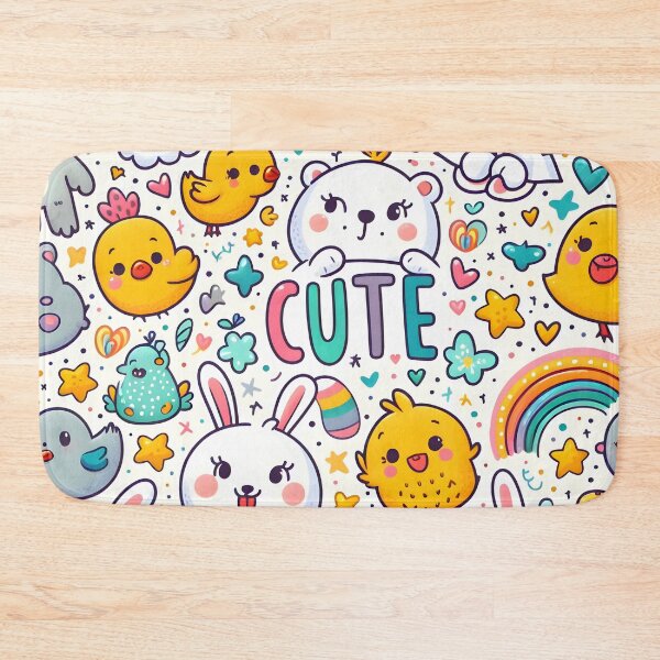 Item preview, Whimsical Animal Fun: Cute Children's Pattern designed and sold by AI-Only Creations.