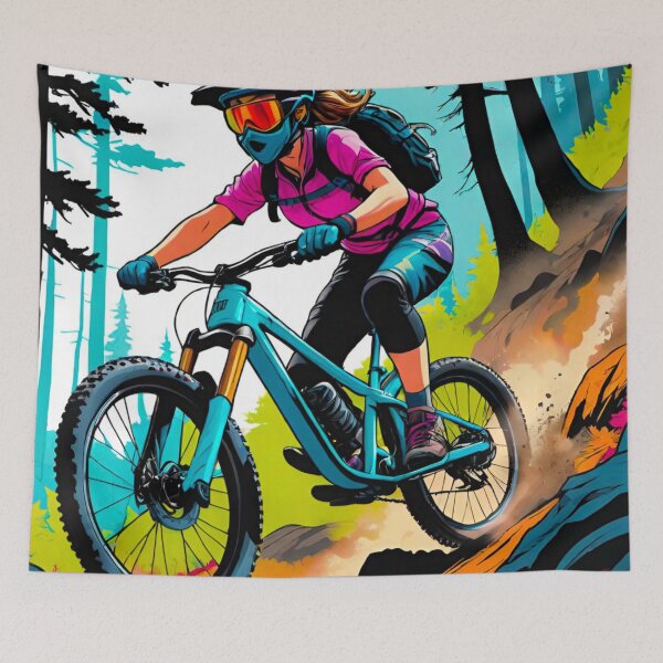 Item preview, Ride the Rush: Thrilling MTB Adventures Await designed and sold by GrizzlyCollective.