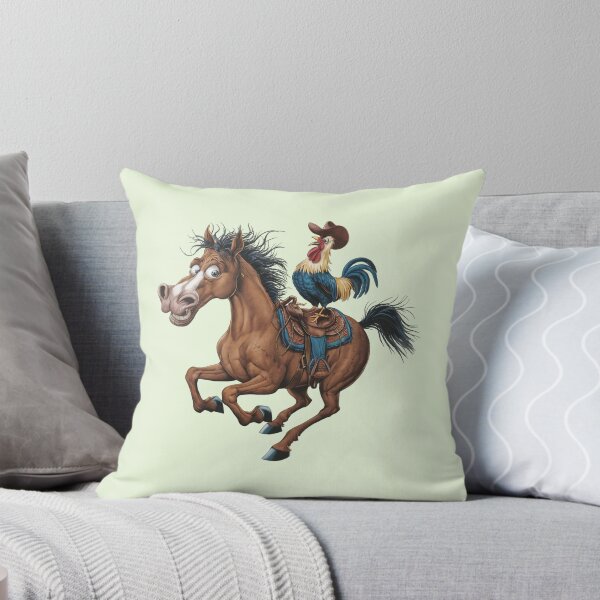 Artikelvorschau, Cowboy-Hahn auf dem Pferd entworfen und verkauft von MagelliShop.