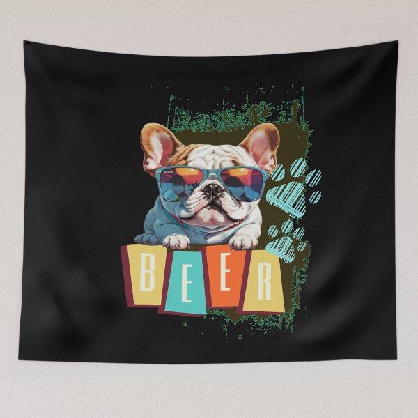 Item preview, Cool bulldog Morton with sunglasses designed and sold by Ecmoprints.