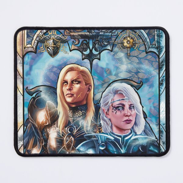Item preview, Dame Aylin and Isobel Stained Glass designed and sold by LesLapins.