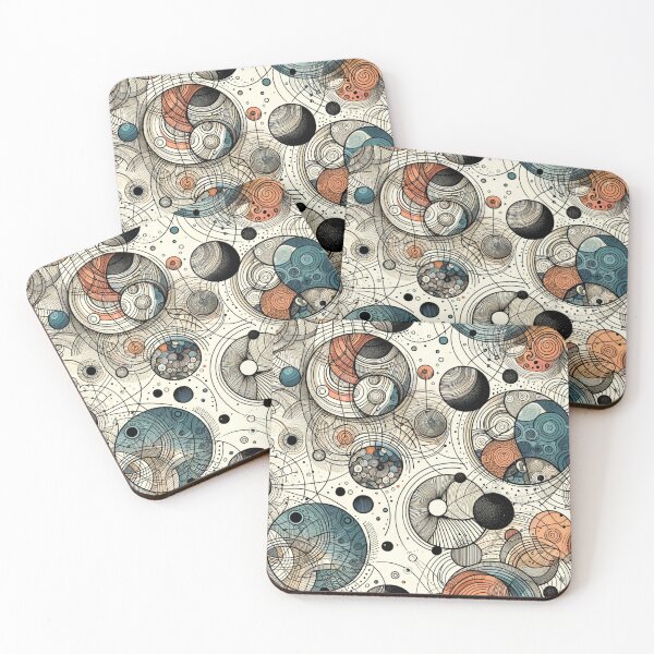 Item preview, Intersecting Circles Abstract  designed and sold by GracePaigePlaza.
