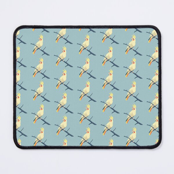 Item preview, Cute Cockatiel Bird on Pastel Background designed and sold by Jirayut Srimuang.