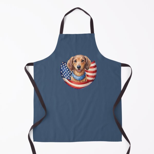 Item preview, patriot white and red dog against the background of the flag designed and sold by jkrphoto.