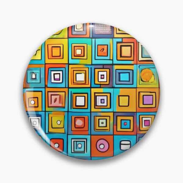 Item preview, Object-Filled Comic Squares designed and sold by Health And Fitness Posts e-Store.