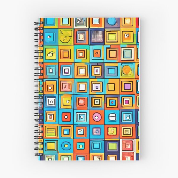 Item preview, Object-Filled Comic Squares designed and sold by Health And Fitness Posts e-Store.