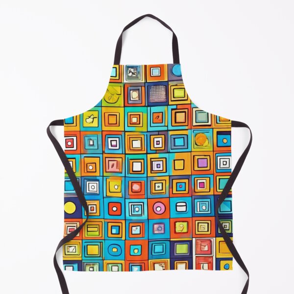 Item preview, Object-Filled Comic Squares designed and sold by Health And Fitness Posts e-Store.