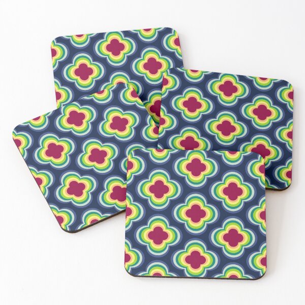 Item preview, Disco Rainbow retro pattern designed and sold by Charmy Design.