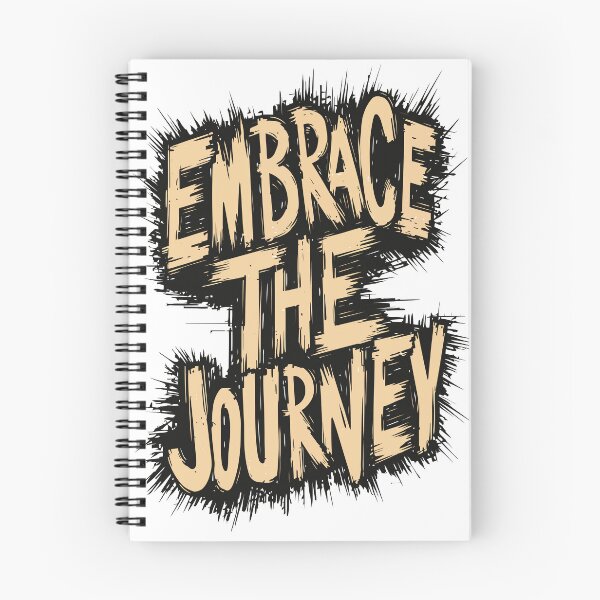 Item preview, Embrace The Journey - Motivational Quote Social Inspirational designed and sold by MadeByRobots.