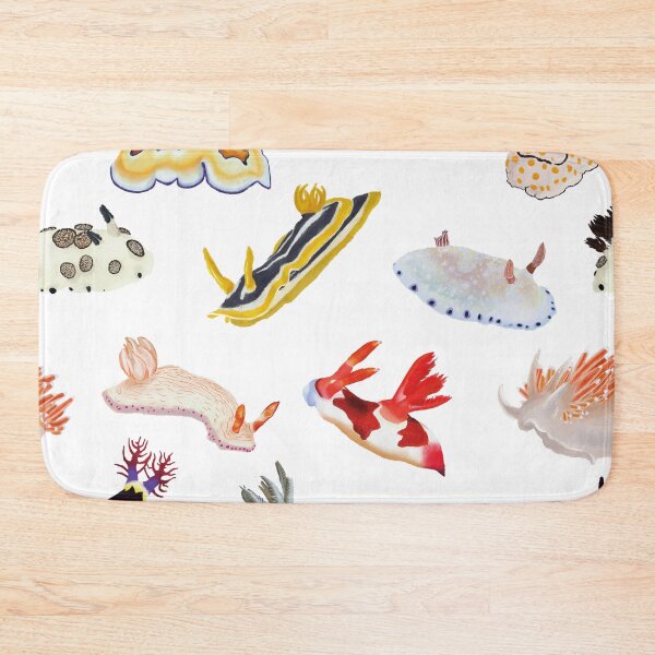 Item preview, Nudibranch pattern - sea slug designed and sold by Poulpimousse.