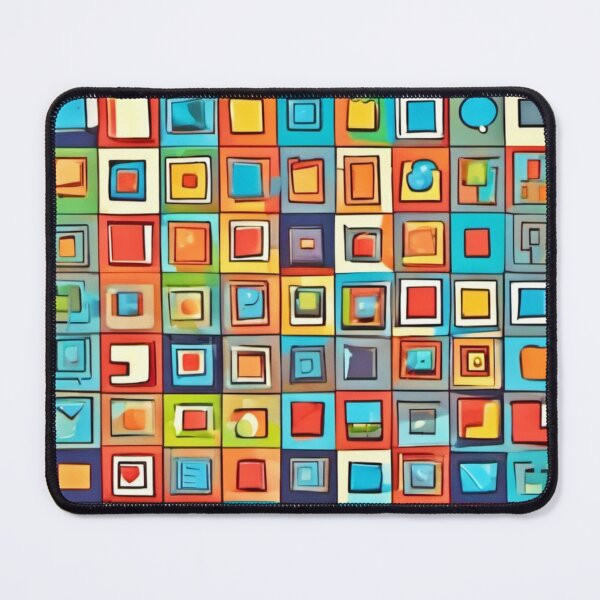 Item preview, Colorful Square Objects in Comics  designed and sold by Health And Fitness Posts e-Store.