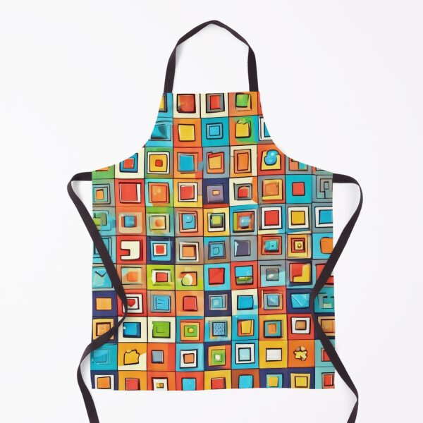 Item preview, Colorful Square Objects in Comics  designed and sold by Health And Fitness Posts e-Store.
