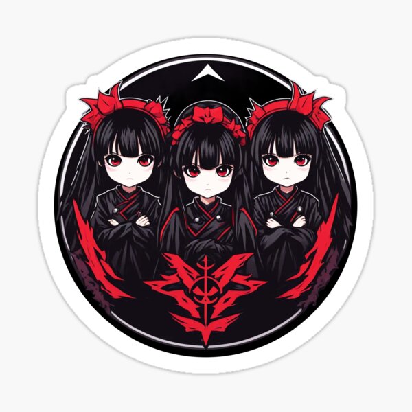 Item preview, BABYMETAL, Manga Style, Circular Fan Art  designed and sold by Burn-Ego.