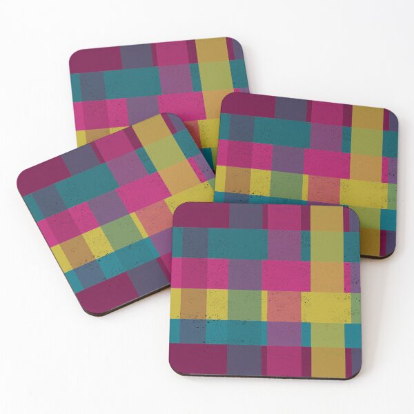 Item preview, Colored distressed squares . designed and sold by TenderSoar.