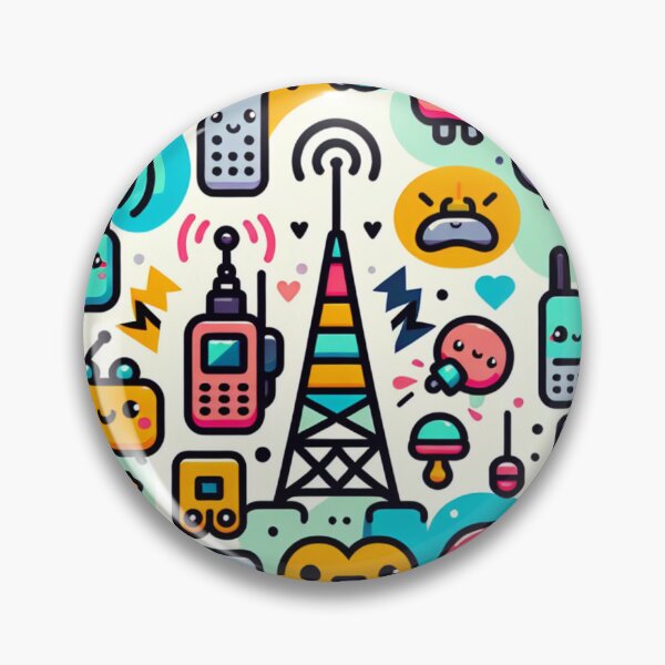 Item preview, Cute Amateur Radio Pattern Amateur Radio Ham Radio Cool Gifts For Amateur Radio Lovers Radio Operator Amateur Radio Enthusiast designed and sold by Waves-of-Art.