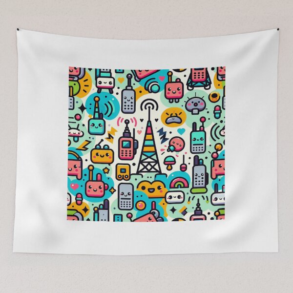 Item preview, Cute Amateur Radio Pattern Amateur Radio Ham Radio Cool Gifts For Amateur Radio Lovers Radio Operator Amateur Radio Enthusiast designed and sold by Waves-of-Art.