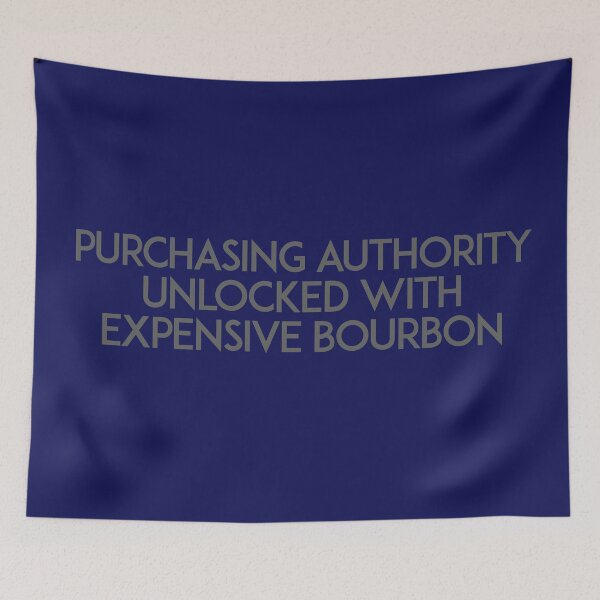 Item preview, Purchasing Authority Unlocked With Expensive Bourbon designed and sold by unixorn.