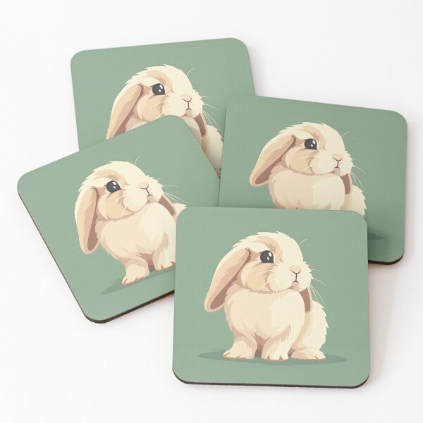 Item preview, Cute Rabbit, Flat style, simple and minimal designed and sold by Jirayut Srimuang.