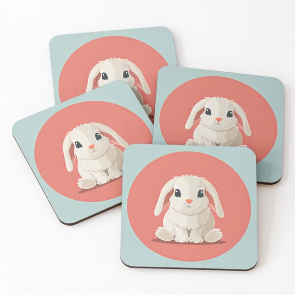 Item preview, Cute Rabbit, Flat style, simple and minimal designed and sold by Jirayut Srimuang.