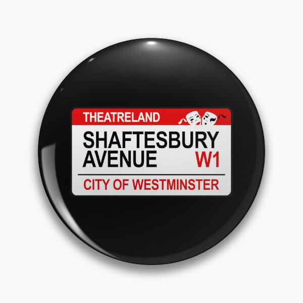 Item preview, Shaftesbury Avenue - W1 - Theatre Land -  London Street Sign designed and sold by WilliamsonMedia.