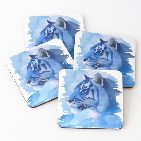 Item preview, Beautiful Icy Blue Tiger designed and sold by LdLdesigns.