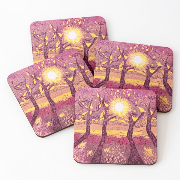 Item preview, Midday light linocut designed and sold by MinnietheCat.