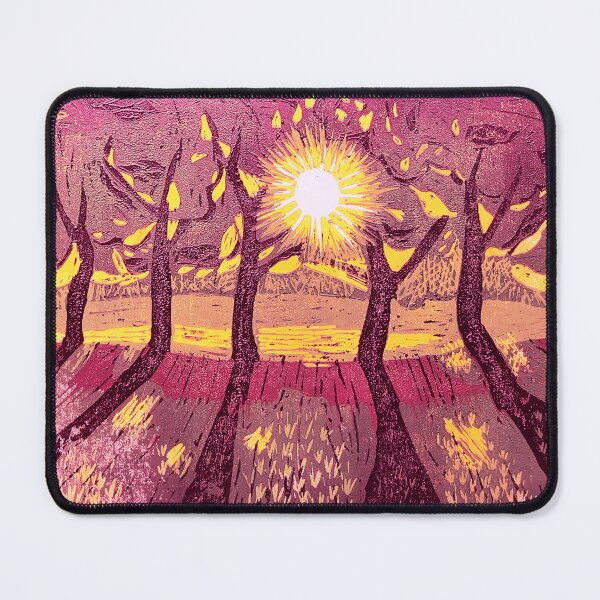 Item preview, Midday light linocut designed and sold by MinnietheCat.