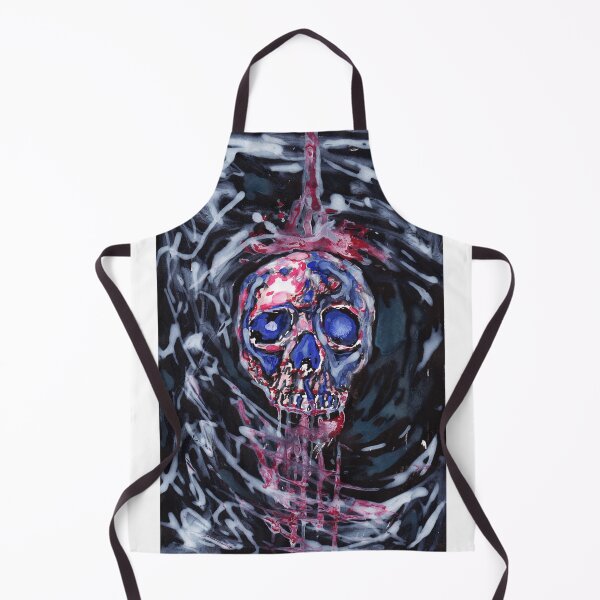 Item preview, Creepy Floating Bleeding Skull Surrounded by Mist Painting designed and sold by SaradaBoru.
