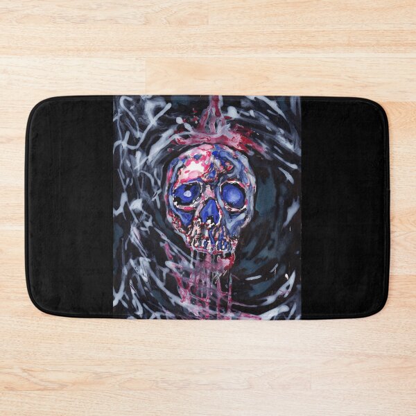 Item preview, Creepy Floating Bleeding Skull Surrounded by Mist Painting designed and sold by SaradaBoru.