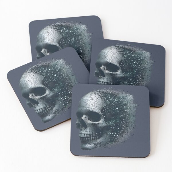 Item preview, Cyberskull disappears in digital dust_v1 designed and sold by TheModernSociety.