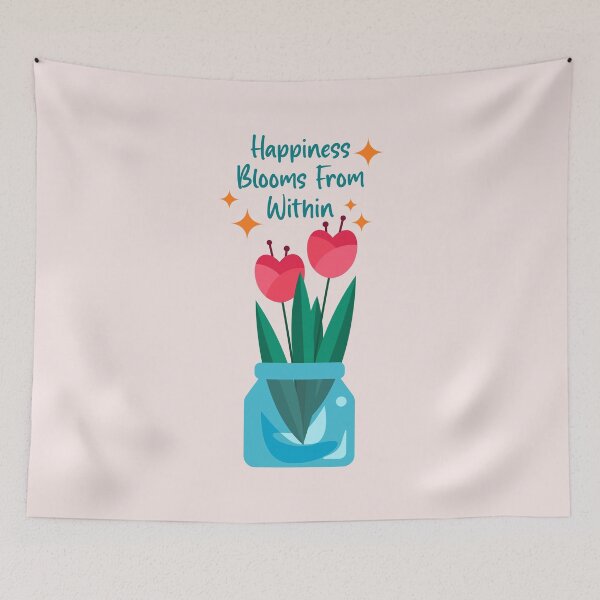 Item preview, Happiness Blooms From Within designed and sold by BarelyDevi.