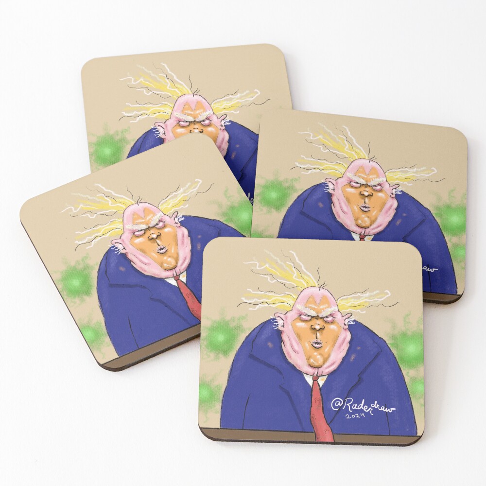 Item preview, Coasters (Set of 4) designed and sold by RaderDraw.