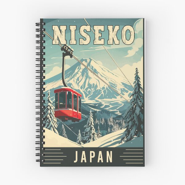 Item preview, Discover Winter Wonderland in Niseko Japan Vintage Travel  Art designed and sold by turtlestart.