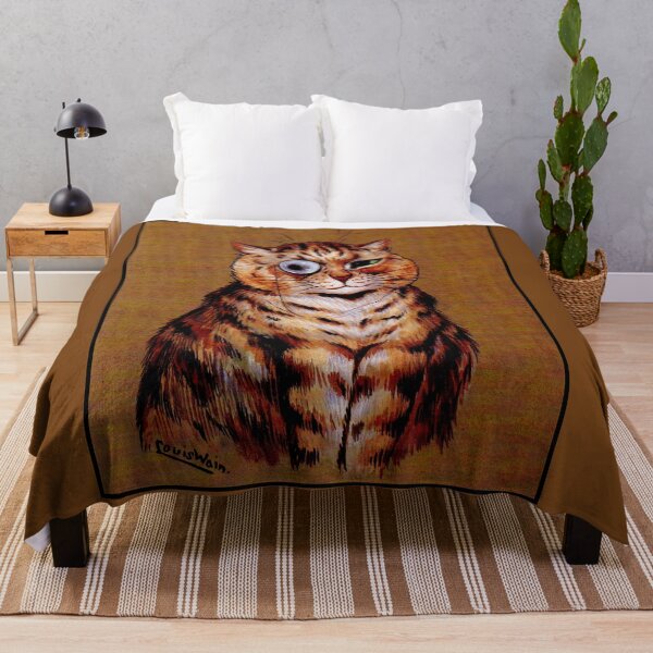 Item preview, Cat Aristocrat with a Monocle: Vintage Louis Wain Abstract Big Eyed Print designed and sold by posterbobs.