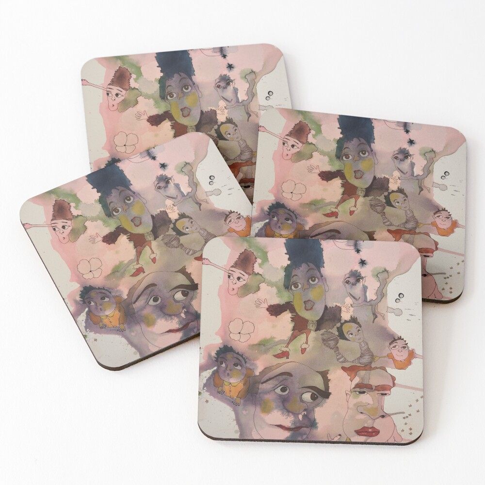 Item preview, Coasters (Set of 4) designed and sold by Rorschach68.